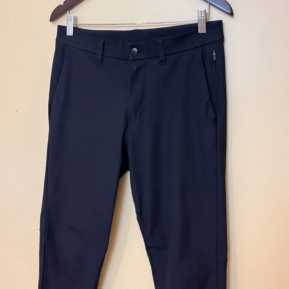 Lululemon Commission Slim Warpstreme Pants - Men's Size 30 X 30 - Black